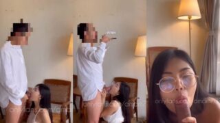 คลิปหลุดOnlyfans น้องแอมสาวสวยนั่งอมกระดอเสียว amam7078 ลีลาการโม๊คอย่างดี จับอมรัวๆจนน้ำแตกพุ่งใส่หน้าเลยน่าโดนเย็ดสุดๆ